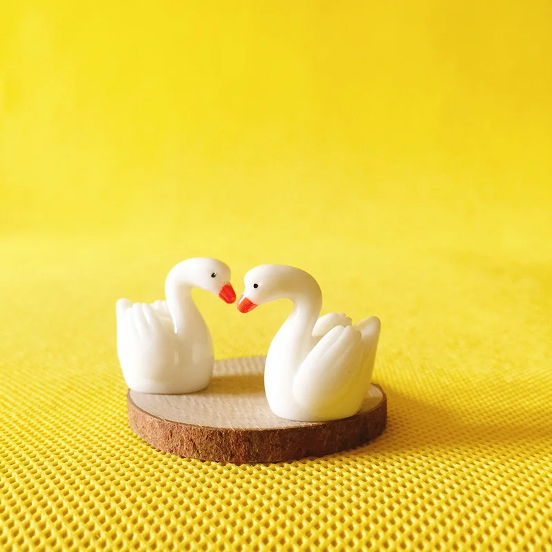 Продажа ~ 2 шт утка цыпленок лебедь/Животные/миниатюры/милый/Сказочный