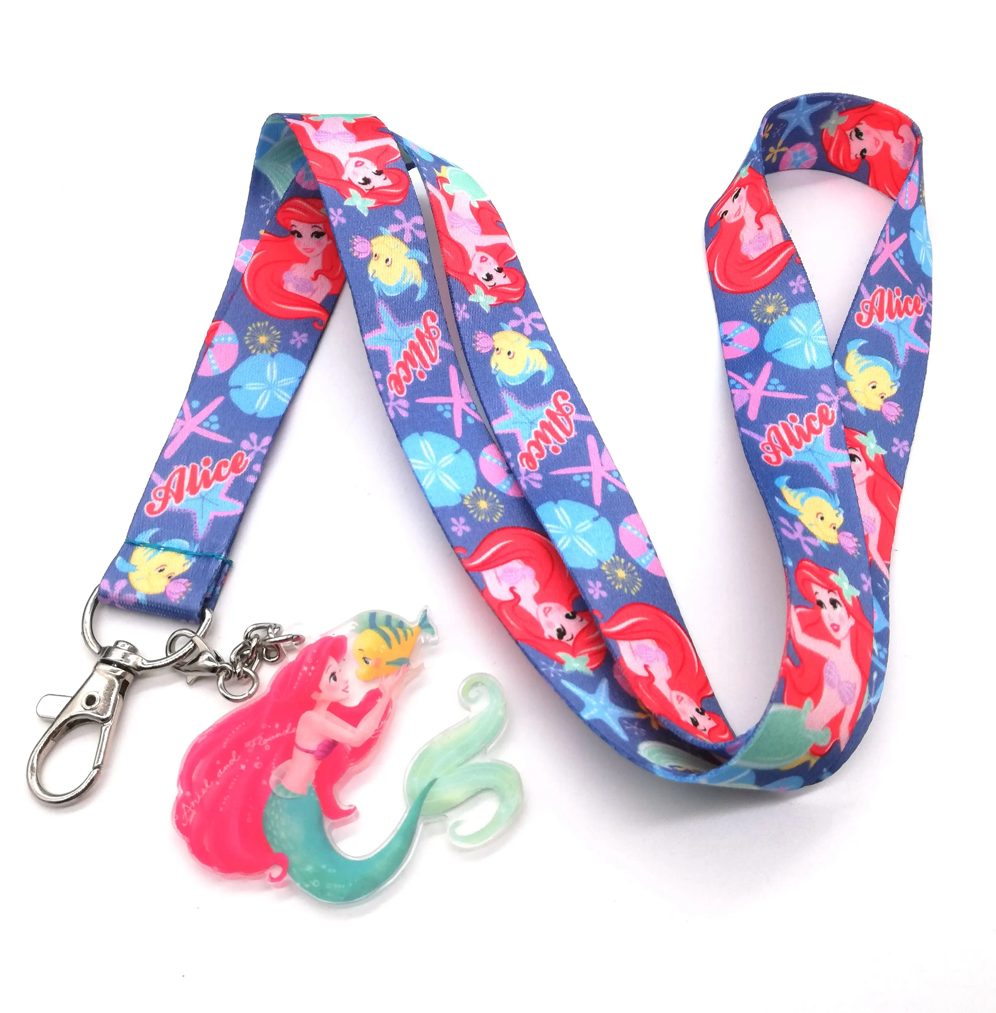 Горячая распродажа! 1 шт. мультяшная Русалка Принцесса Ариэль подвеска брелки для