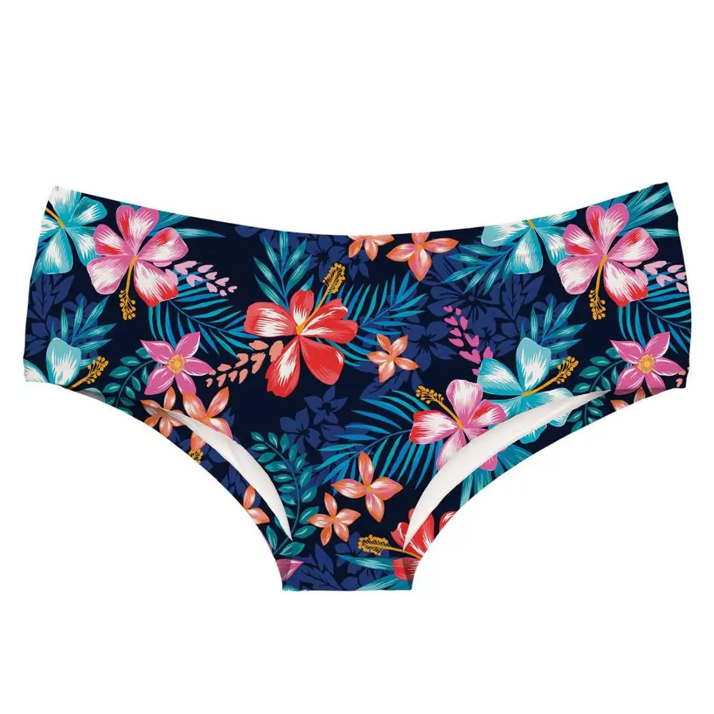 pic4 Тропический цветок Toucans мультфильм печати женское белье стринги трусы нижнее белье для женщин милые трусики для леди - Цвет: pic4