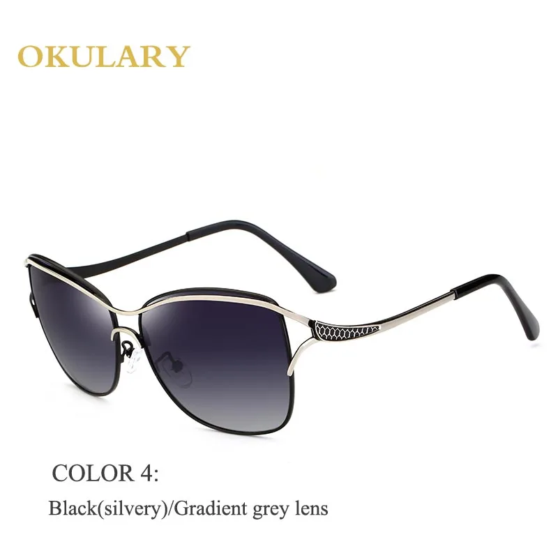COLOR 4 Брендовые Поляризованные Солнцезащитные очки женские очки женские пилот, вождение солнцезащитные очки, солнцезащитные очки Брендовые oculos de sol feminino KM8116 - Цвет линз: COLOR 4