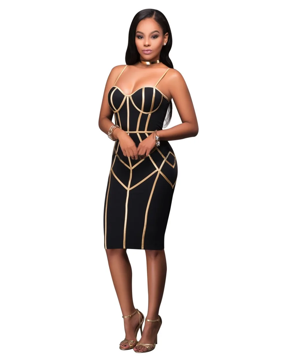 Jasonplay Vi и 2017 Новый Тонкий Без Бретелек Холтер Sexy Dress Элегантный Высокое Качество