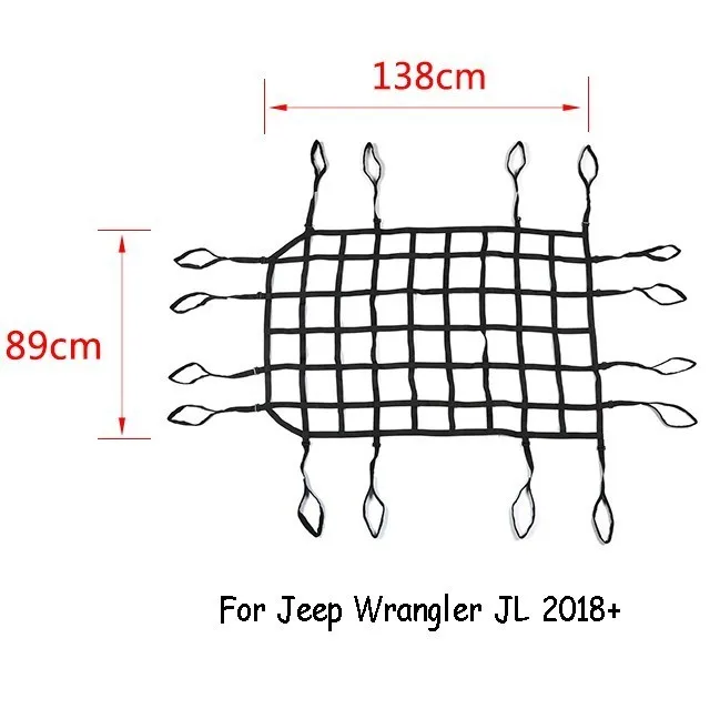roof JL MOPAI автомобильный чехол для Jeep Wrangler JK JL, автомобильный багажник, Багажник на крыше, грузовой Трейл, сетка для хранения для Jeep Wrangler JK JL 2007 - Название цвета: roof JL