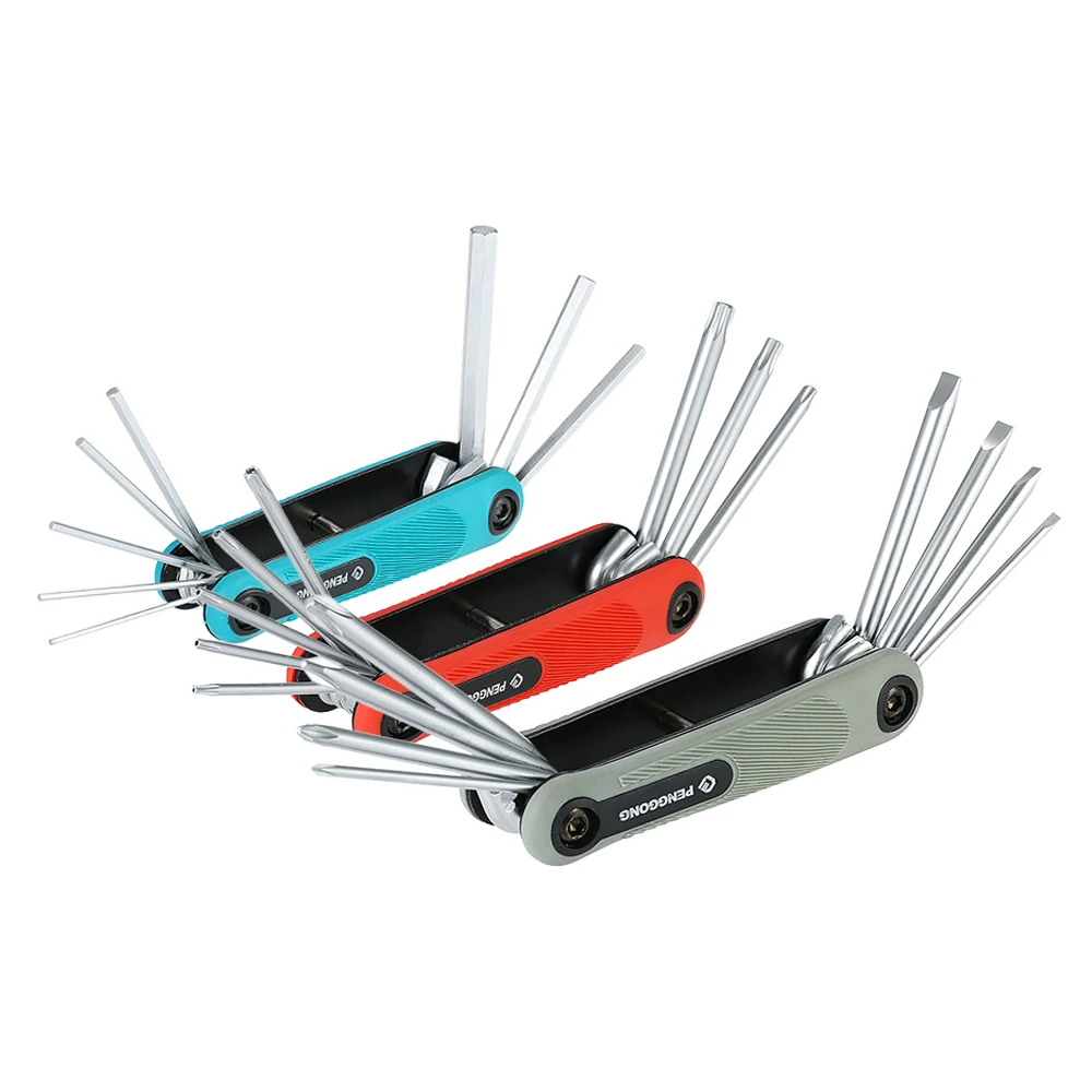 8 шт. Складная отвертка легкий шестигранный многоразовый гаечный ключ для