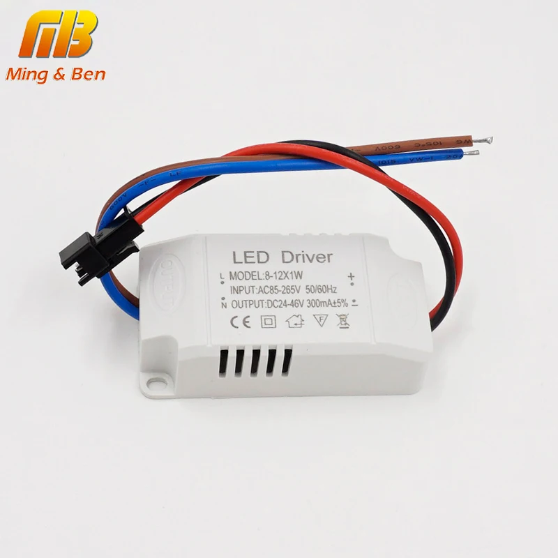 Светодиодный ПВХ постоянный Драйвер входного AC85-265V 1-3 Вт 4-7 8-12 15-18 20-24 25-36 блок