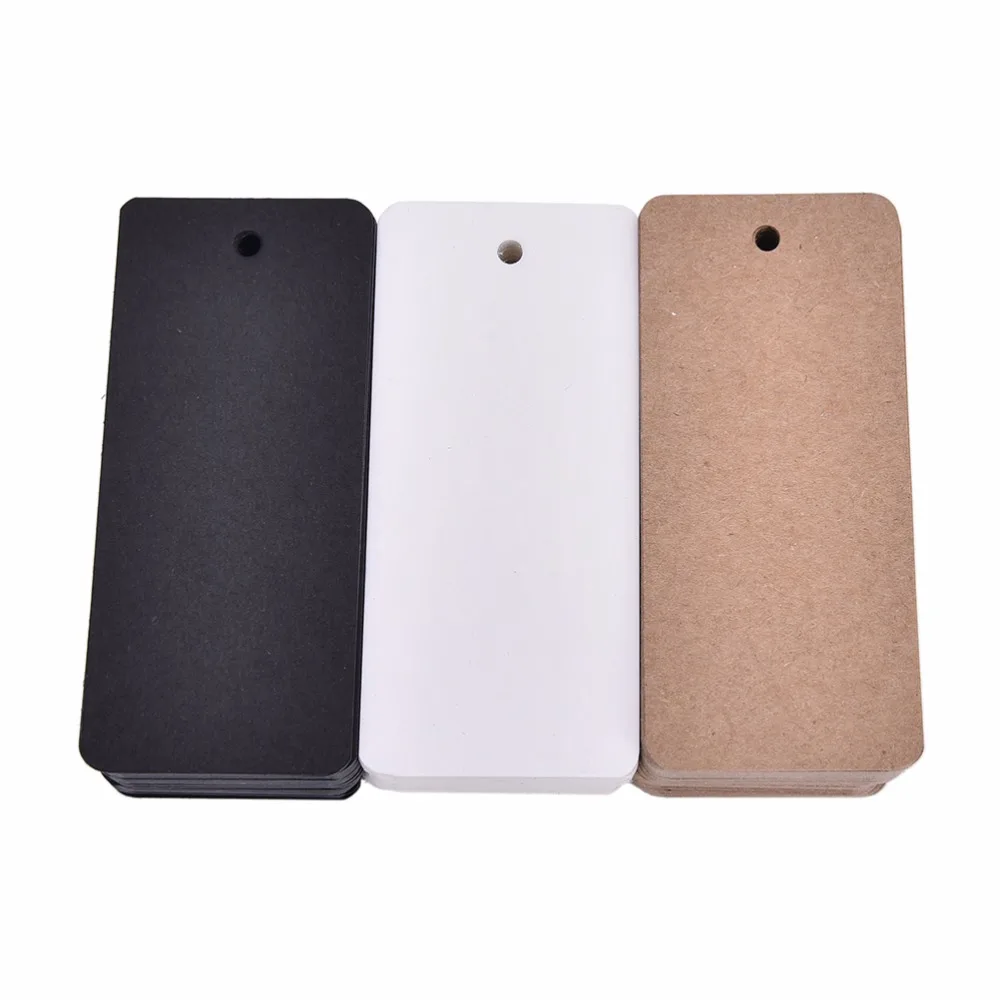 50 шт./лот 4*9 см винтажные Пустые Подарочные бирки из крафт-бумаги сделай сам