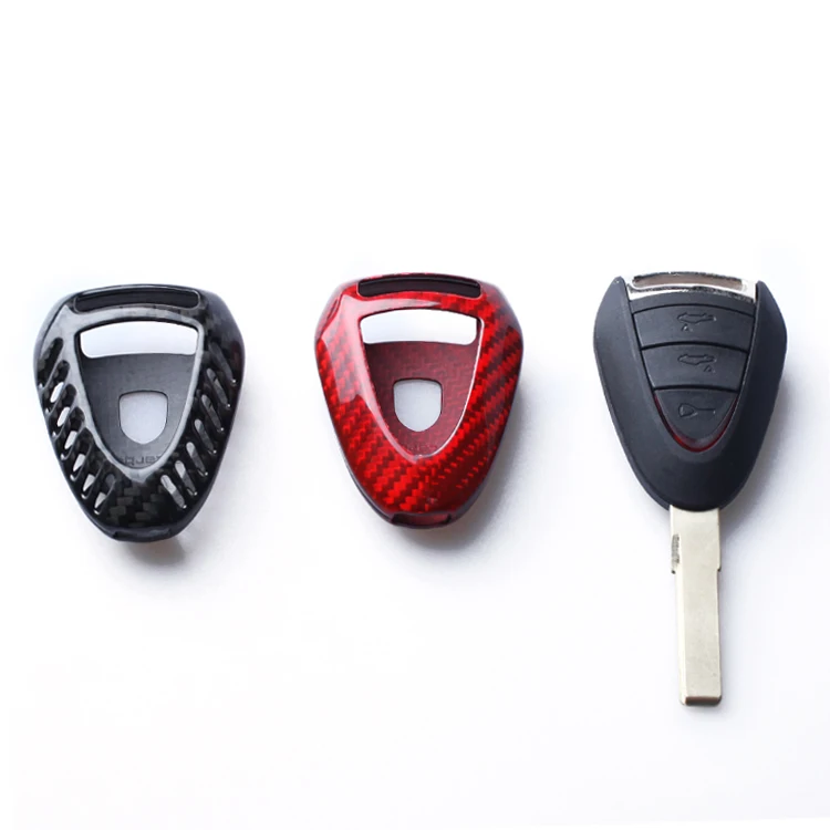 Чехол для ключей из углеродного волокна чехол Porsche 911 997 Cayman Boxster 987 2005 2006 2007 2008