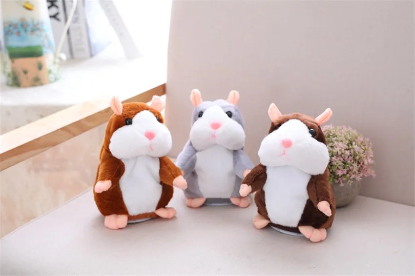 Горячая 16 см Kawaii русский говорящий чучело хомяка игрушка звукозапись плюшевый хомяк Валентина рождественский подарок для детей Brinquedos