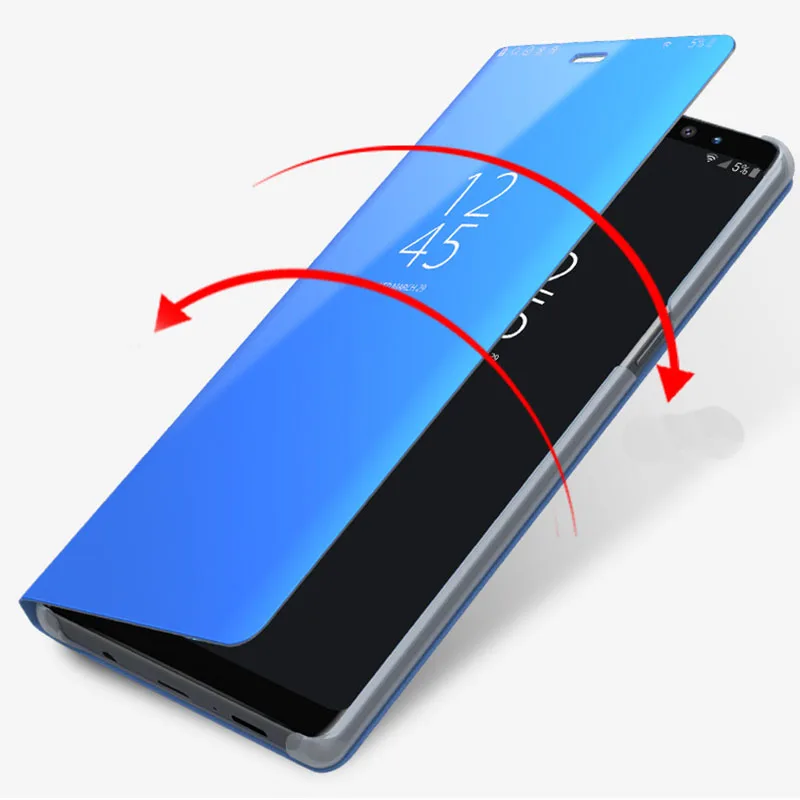 YueTuo Роскошный чехол для телефона из искусственной кожи с зеркалом huawei nova 2 lite 2i 3 3e