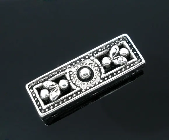 DoreenBeads металлические бусины-вставки из сплава прямоугольные античные