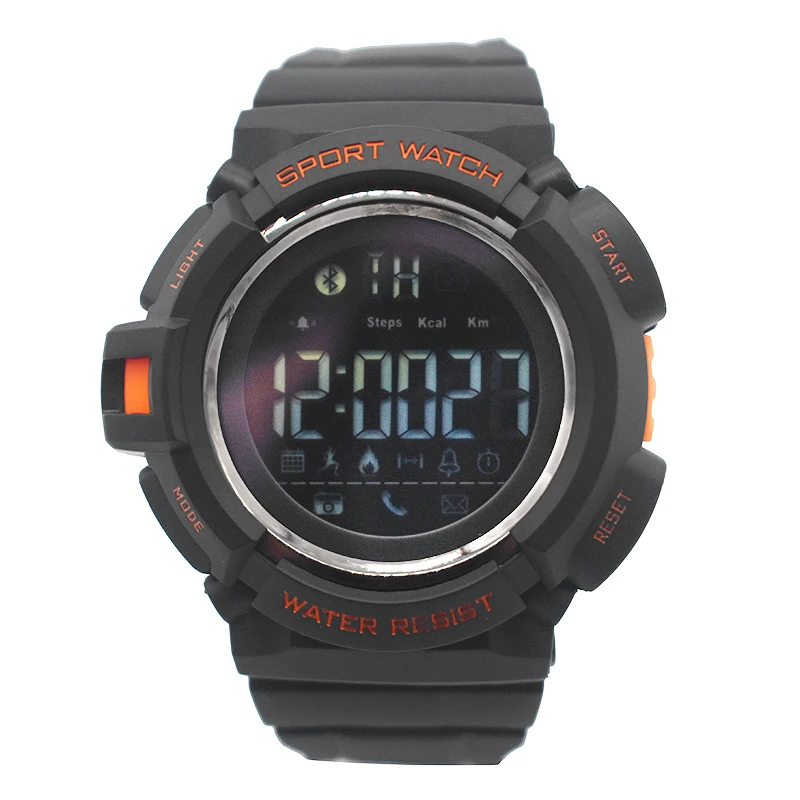 Orange Водонепроницаемые наручные электронные часы для мужчин digitais Бег мужские