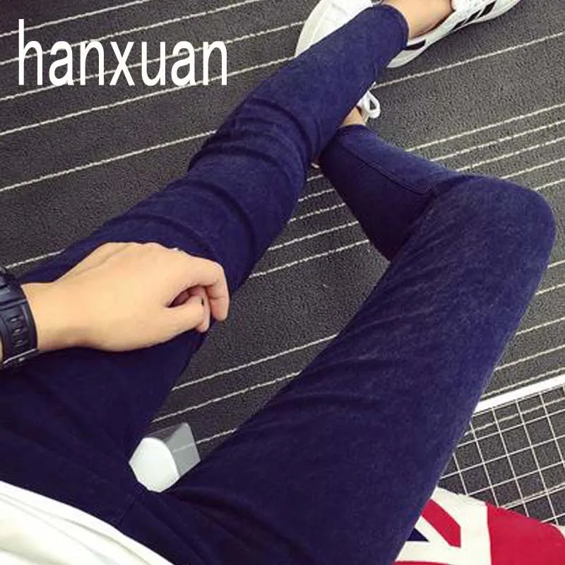 217 Женщины Винтаж Стретч Джинсовые Брюки Jeging Эластичный Пояс Воды Мыть Тощий