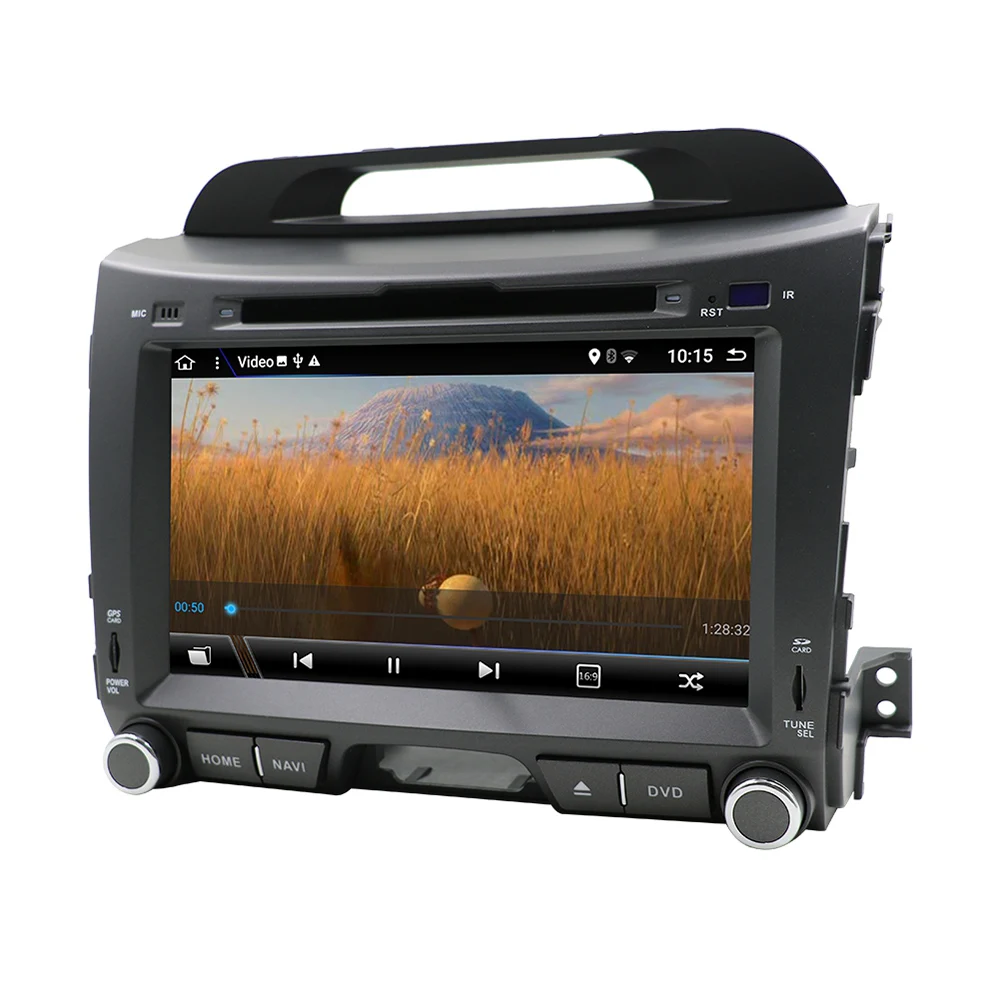 Eunavi 2 din Android 8,1 Автомобильный dvd радио плеер для KIA sportage 2011 2012 2013 автомобильный ПК головное устройство gps navi Стерео wifi