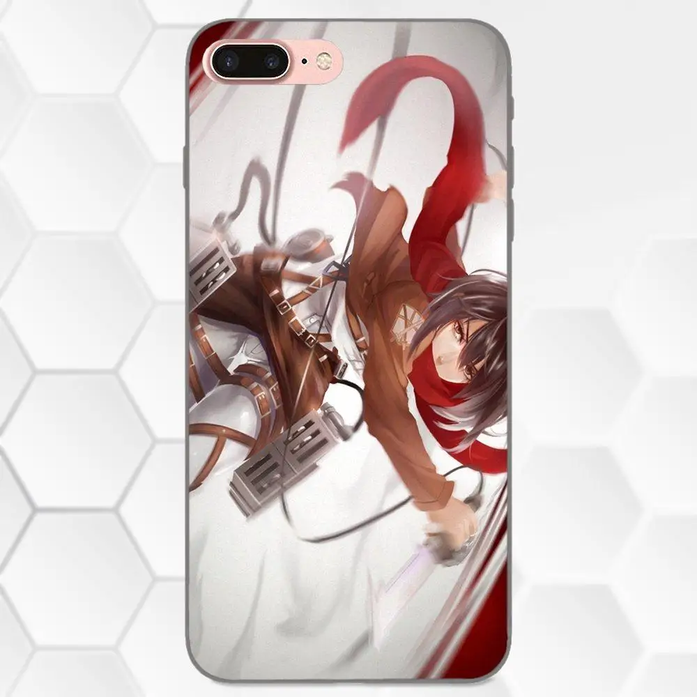 Мягкий чехол для телефона Shingeki No Kyojin Атака Титанов Xiaomi Redmi Note 2 3 4 4A 4X 5 5A 6 6A Plus Pro S2