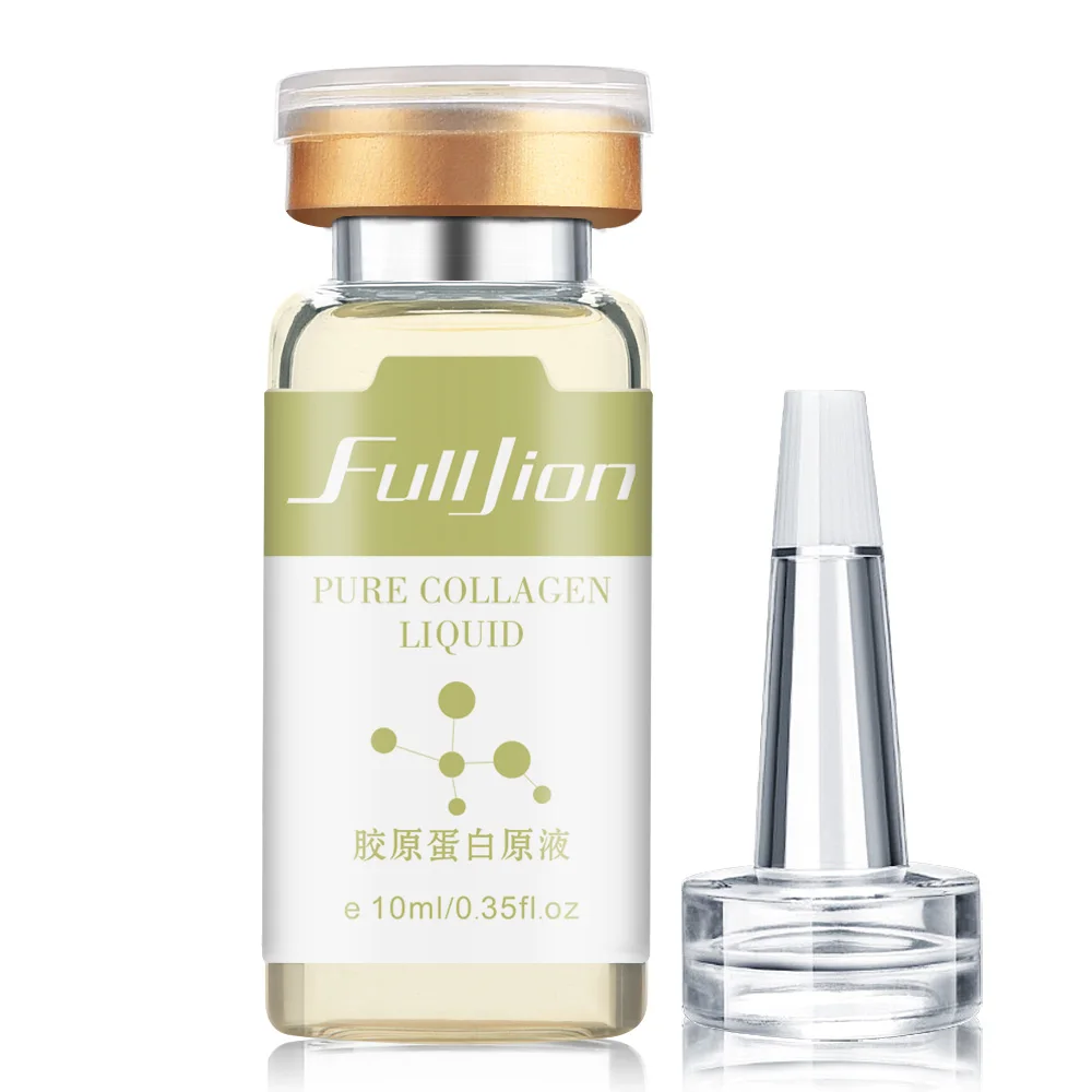 10ml Fulljion Чистый Коллаген Гиалуроновая кислота уход за кожей лица увлажняющий отбеливающий Улитка Восстанавливающий против морщин Сыворотка уход за лицом инструменты - Вес нетто: 10ml