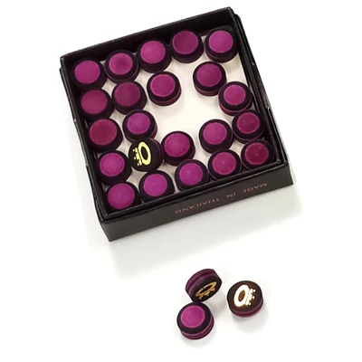 purple and black 11m 6 штук в упаковке профессиональная 11 мм Omin для кия 10/11 мм 3 цветов женские ботинки из свиной кожи снукер советы, горящая распродажа,, бильярдные аксессуары - Цвет: purple and black 11m