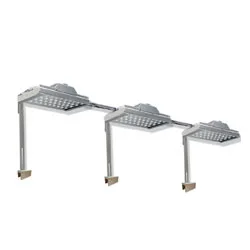 with arm kit 3 шт. DSuny морской Светодиодный светильник для аквариума s для аквариума головной светильник s chihiros rgb полный спектр рифовый коралловый кронштейн - Цвет: with arm kit