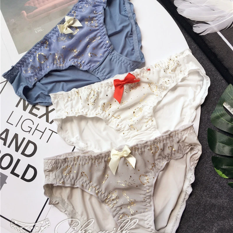 SP &amp CITY японские милые женские трусики для менструации горячее тиснение