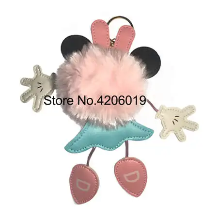Модный школьный рюкзак с розовым бантом и Минни Маус disney, рюкзак для школьников, рюкзак для девочек, Повседневная сумка для девочек - Цвет: Style4