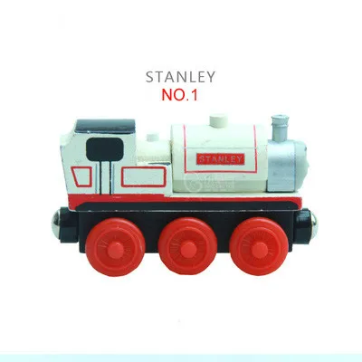 Магнитный деревянный Паровозик Emily Train, магнитные игрушки, рождественский подарок для детей, деревянные дорожки для детей - Цвет: NO 1