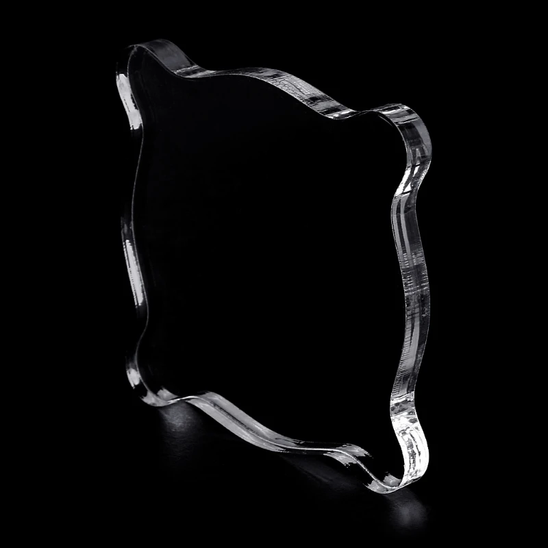 Горячая Распродажа акриловый прозрачный штамповочный блок сетка и рукоятка для