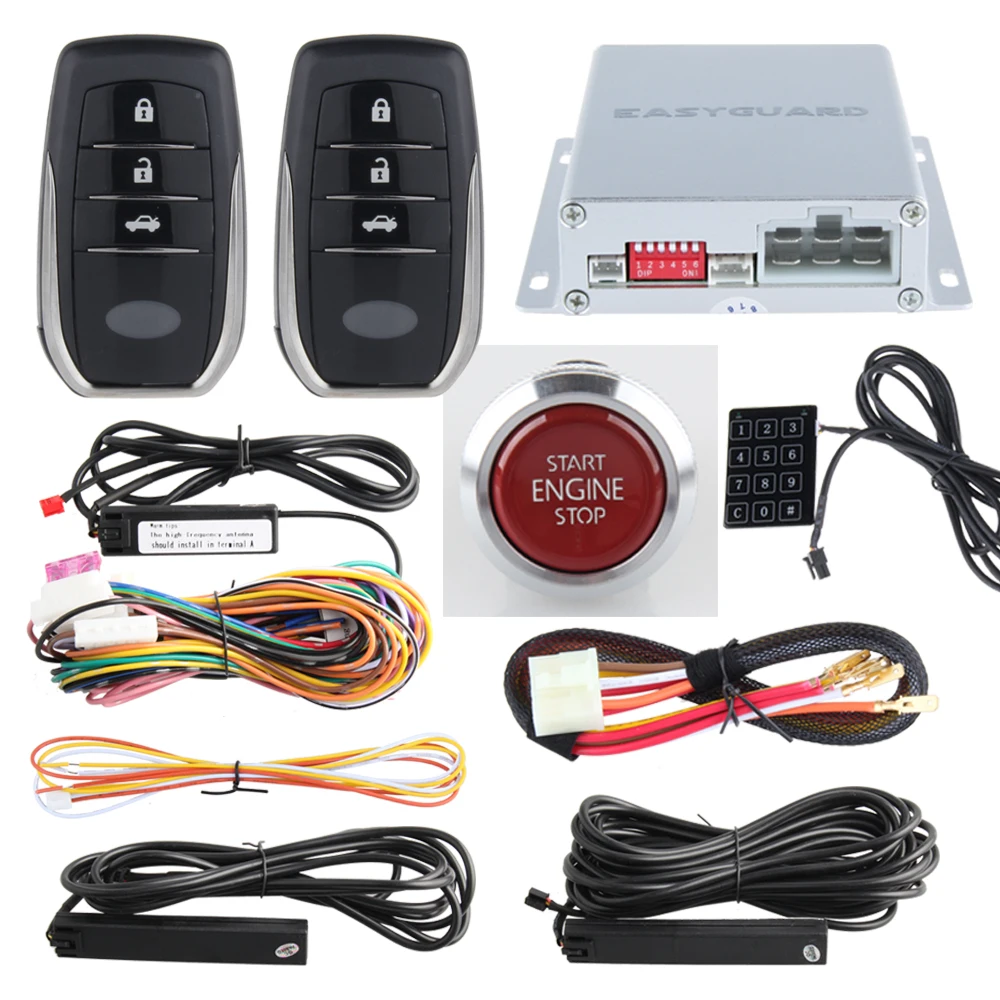 Качественная пассивная система сигнализации Easyguard без ключа Скалка с кодом