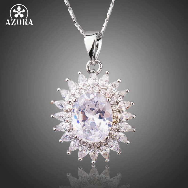 AZORA серебряный цвет элегантный простой дизайн полностью прозрачный кубический