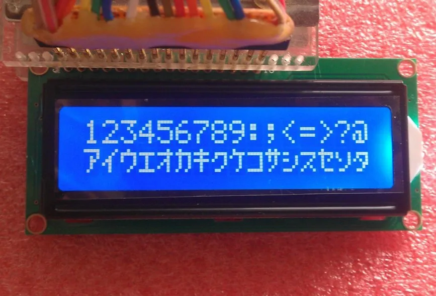 10 шт. модуль ЖК-дисплея 1602 синий экран 16x2 символа HD44780 контроллер черный свет |