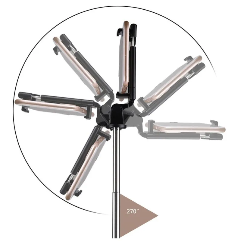 Bluetooth селфи палка Выдвижная для штатив с беспроводным пультом дистанционного