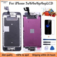 aaa full assembly for iphone 6 6s plus lcd with camera home button completed screen replacement assembly display guarantee