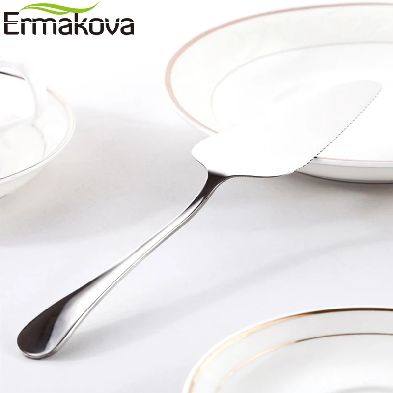 Ермакова торт пирог пиццы сервер из нержавеющей стали зубчатые края торта резак