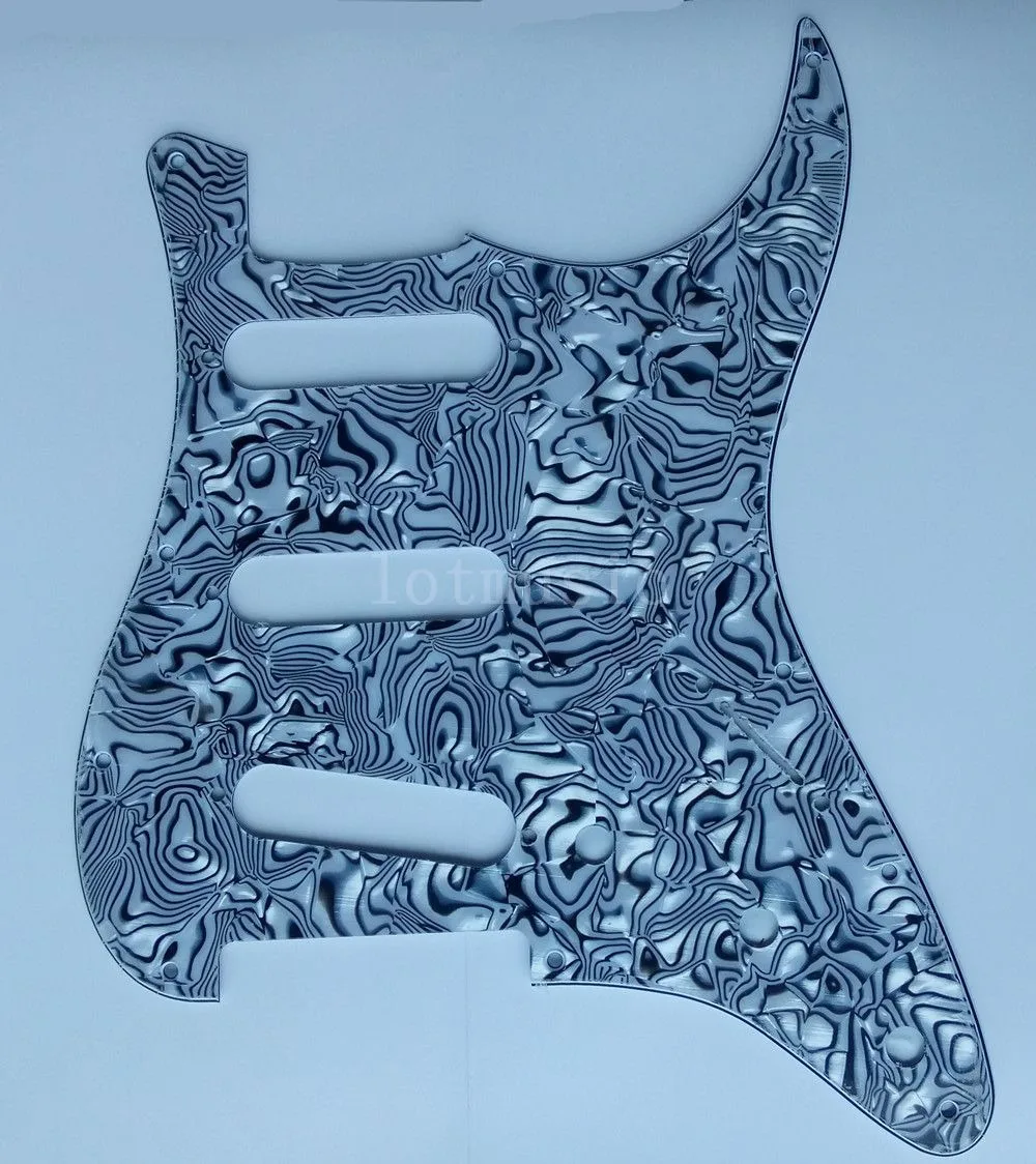 2 шт. 3 слойная черно белая оболочка для замены гитары|shell pickguard|black strat pickguardstrat pickguard