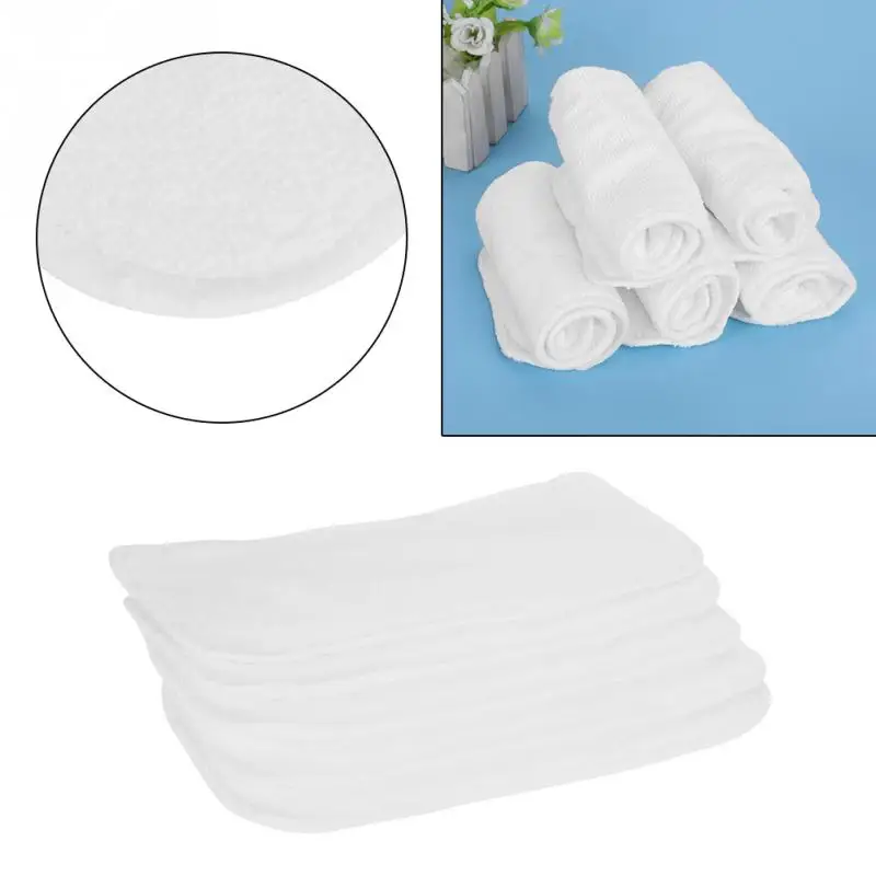 5 шт пеленки бамбуковые прослойки в мягкой многоразовый моющийся дышащий детские