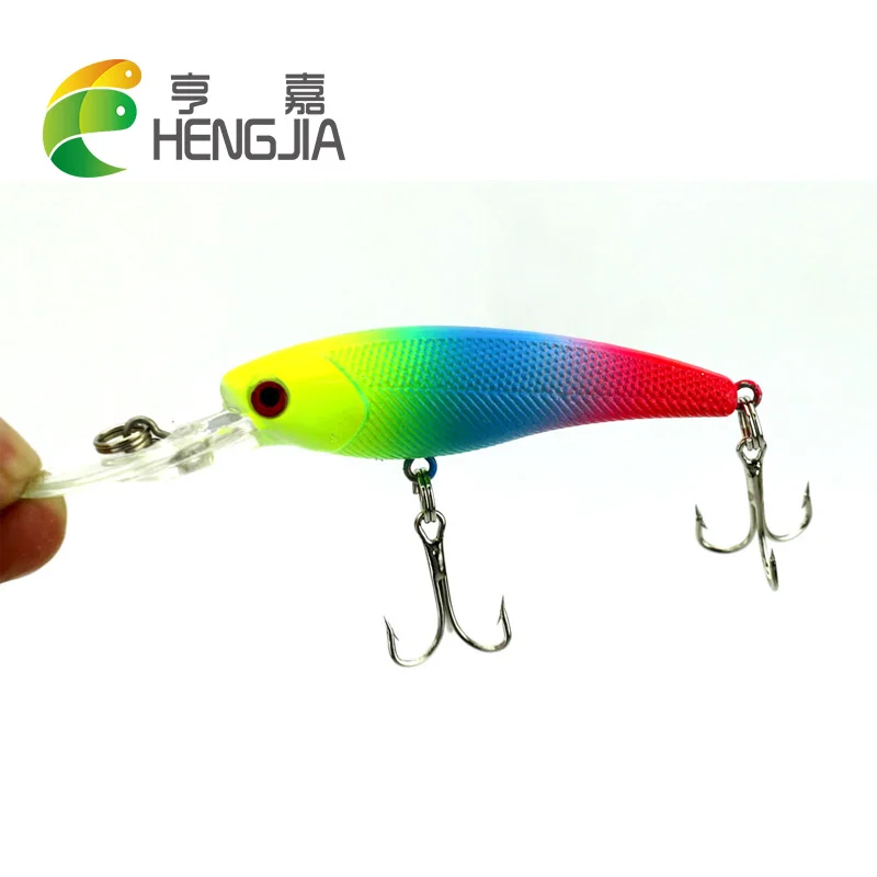 

1pc 9cm 8.3g hard plastic minnow fishing lures wobbler artificial crankbaits pike carp trout catfish pesca fishing tackles