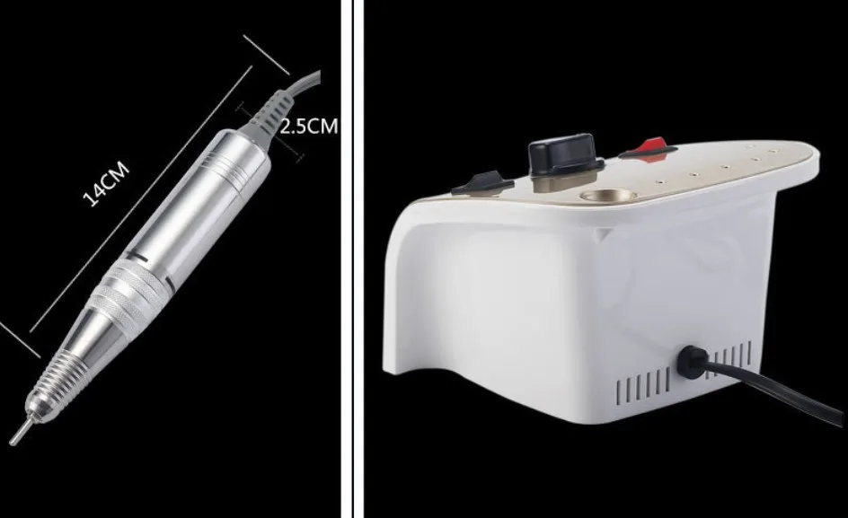Электрическая дрель для ногтей фрезерный станок маникюра 35000RPM35W аппарат все