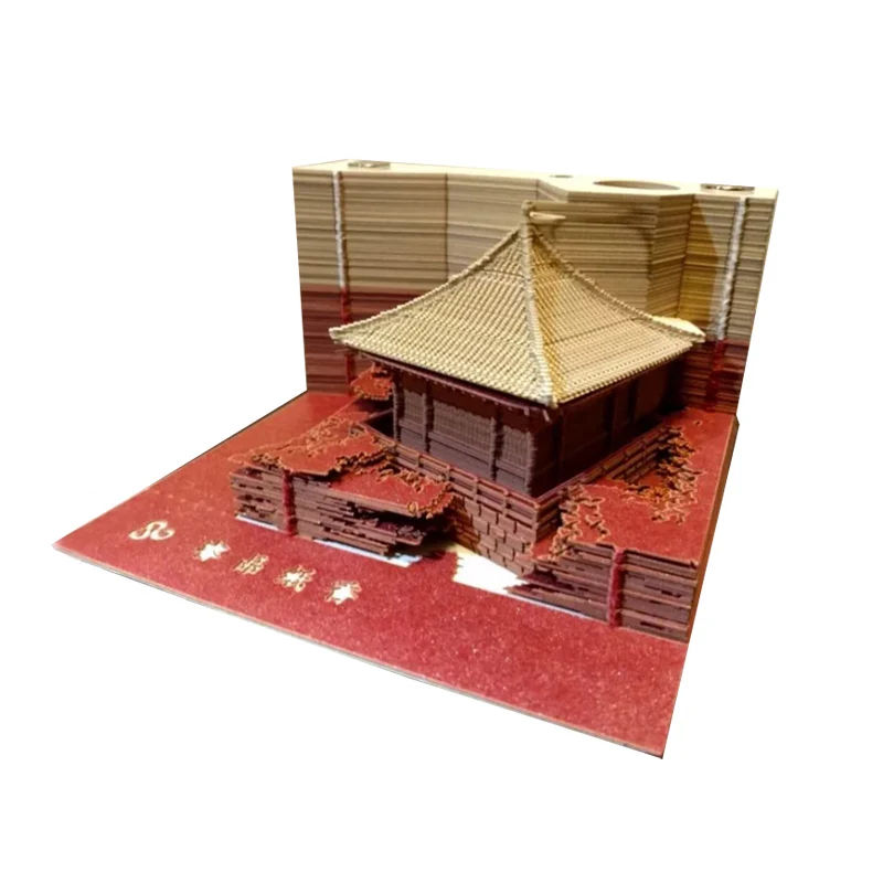 DIY Скрапбукинг Omoshiroi блок 3D удобство наклейки бумаги карты Ремесло Японии Творческий стереоскопический липкий бумага для заметок