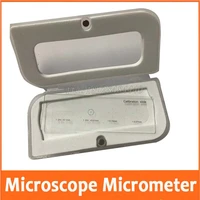 0 1mm 0 01mm microscope stage micrometer glass slide reticle measuring microscope micrometer calibration cross dot with 4 scales