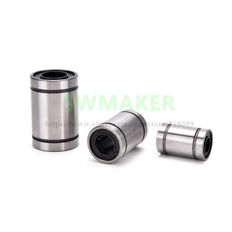 SWMAKER 1 шт. подшипник из стали Линейный шарикоподшипник LM8UU LM6UU LM10UU LM12UU Для