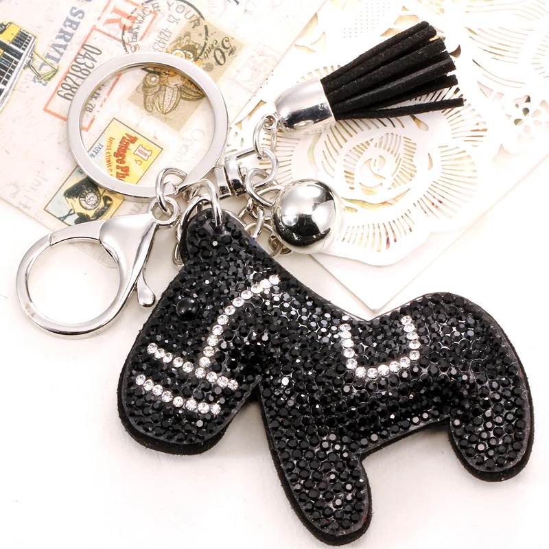 Модный брелок для ключей из искусственной кожи с милым животным|charm keychain|fashion