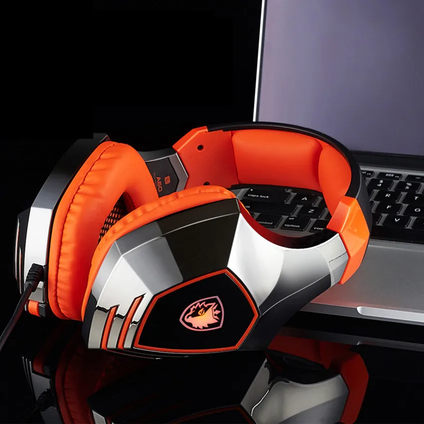 Игровая гарнитура SADES A60 USB Virtual 7 1 проводные наушники с глубокими басами и