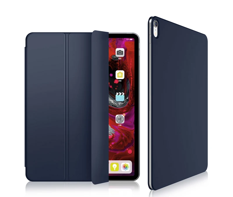 1:1 Умный Магнитный чехол для нового iPad Pro 11, Ультратонкий чехол-книжка из искусственной кожи, чехол-подставка для iPad Pro 11, чехол