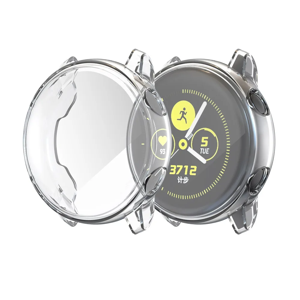 Универсальный мягкий чехол из ТПУ для Samsung Galaxy Watch Active защитное покрытие экрана