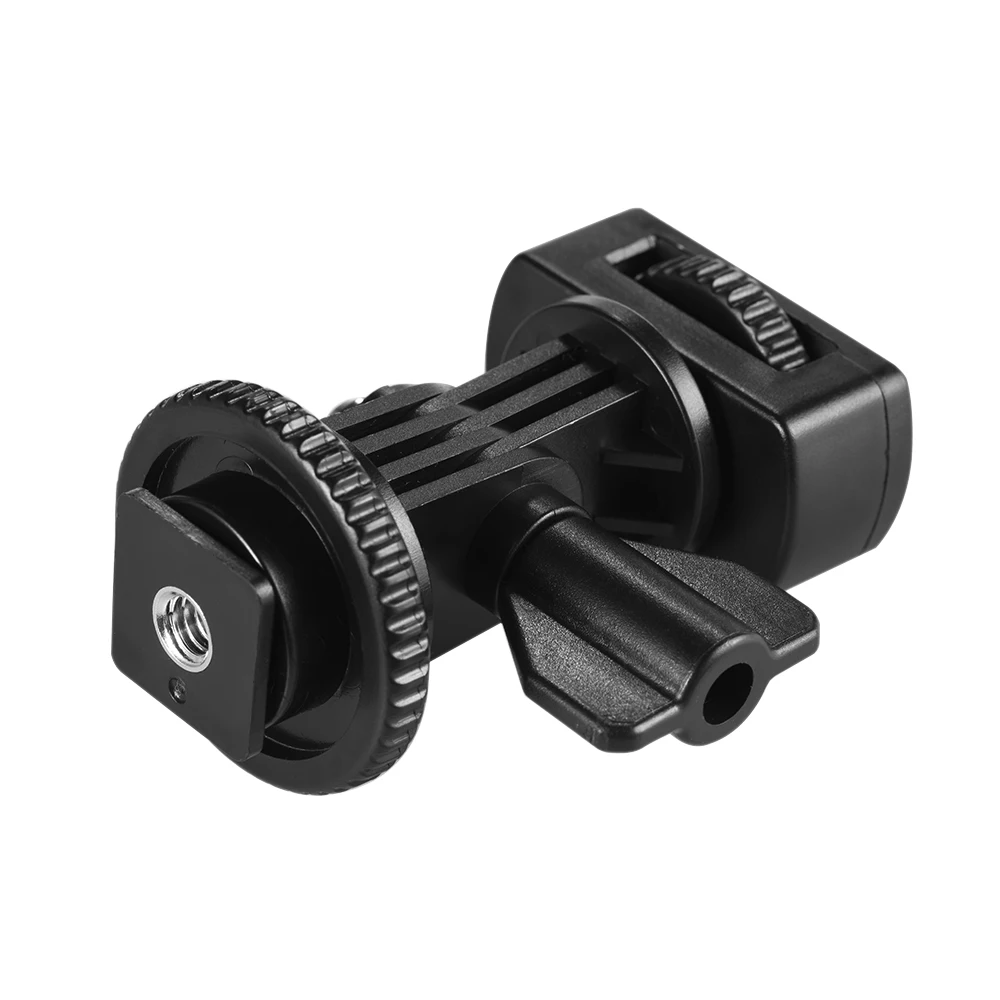 Andoer Mount Adapter Adjustable Cold Hot Shoe with 1/4" Screw for Viltrox DC-90 DC-70 DC-50 Monitor L132T L116T LED Video Light