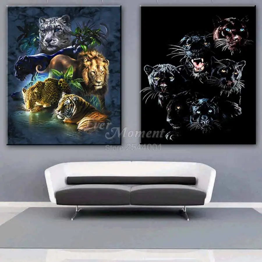 Алмазная живопись крестиком своими руками вышивка большой кошкиход полный квадрат мозаика бусинами в настоящее время занимался иголкой ASF562.