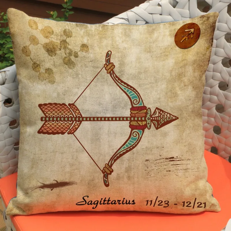 Декоративные подушки для дивана декоративные и стула 12 знаков зодиака Водолей
