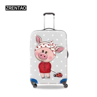 2019 holiday accessories luggage set s m l xl protective covers fit 18 32 inch travel suitcase baggage waterproof cartoons bags