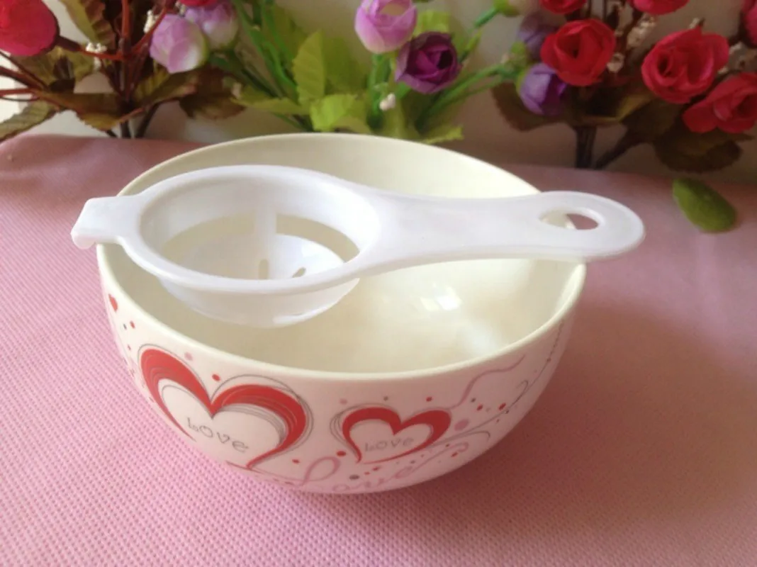 10 шт./лот экологичный хорошее качество яичный желток Белый сепаратор разделитель