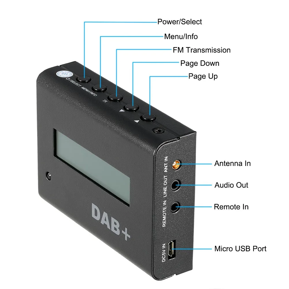 Moveski BLH 616 ТВ тюнер внешний dab + цифровой Радио автомобиля телеприставке для Android