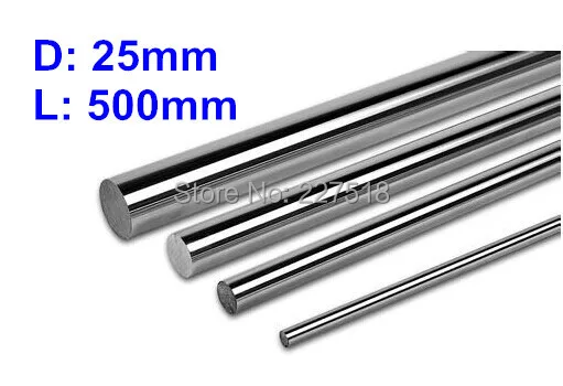 

1pc/lot linear shaft 25mm diameter 500mm harden linear rod round shaft