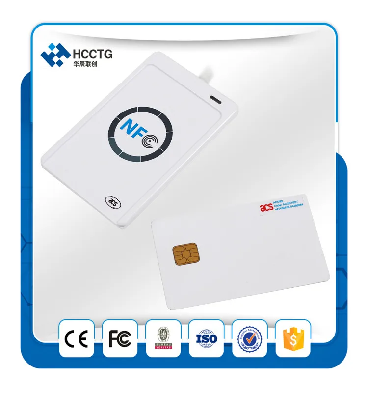 13,56 МГц USB Бесконтактный NFC RFID считыватель смарт-карт банк Кредитная NFC карта с бесплатным SDK ACR122U