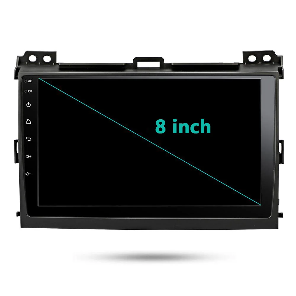 9 дюймов Автомобильный MP4 MP5 видео плеер Android 8,1 2 Din радио Automotivo для Toyota Land Cruiser Prado 2003-2009 120 Lexus GX470 46